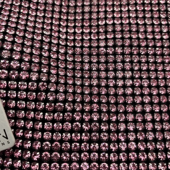 Urban Expressions Bling All Pink Rhinestone Shoulder Bag NWT - Picture 3 of 7